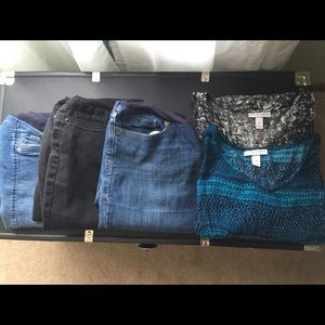 Maternity bundle 2 Tops 3 Jeans!
